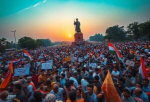 डॉ. अंबेडकर | Khabrain Hindustan | प्रतिमा को तोड़े जाने के खिलाफ | दलित समुदाय का जोरदार विरोध |