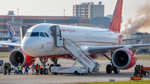 Flight | Khabrain Hindustan | Air India | Returns to Mumbai | Bomb Threat Hoax |
