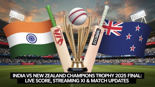 New Zealand | Khabrain Hindustan | India | Champions | Dubai International Stadium | Trophy | Final |