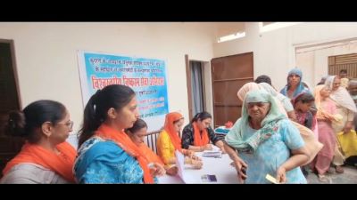 सिरसा | Khabrain Hindustan | जिला के डबवाली | में मानवता भलाई के कामकाज में जुटी फरीदाबाद की | सतयुग दर्शन ट्रस्ट |